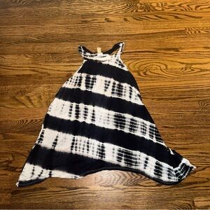 LARA Monochrome Tie-Dye Top